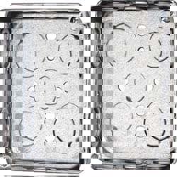 Electrical Outlet Box: Steel, Square, 4